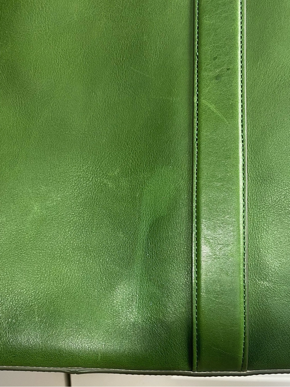 Vintage COACH Bleeker Legacy Weekender Tote Bag Green Leather Luggage 70487 - Picture 4 of 13